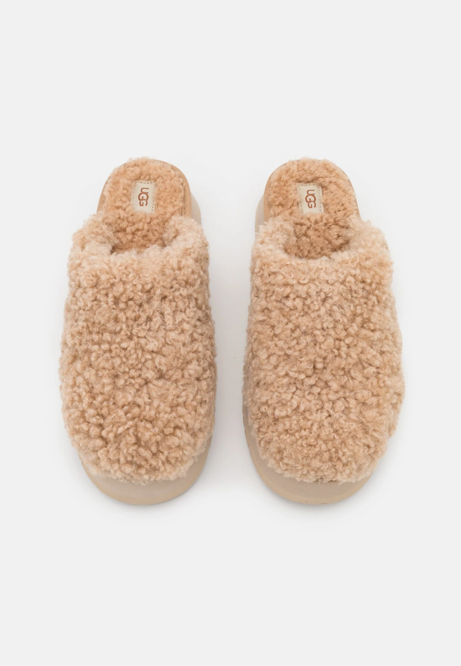 Ugg Maxi Curly Platform - Pantoffels - Sand - Afbeelding 5