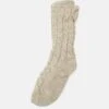 Ugg Laila Bow Lined Sock - Sokken - Cream/Gold