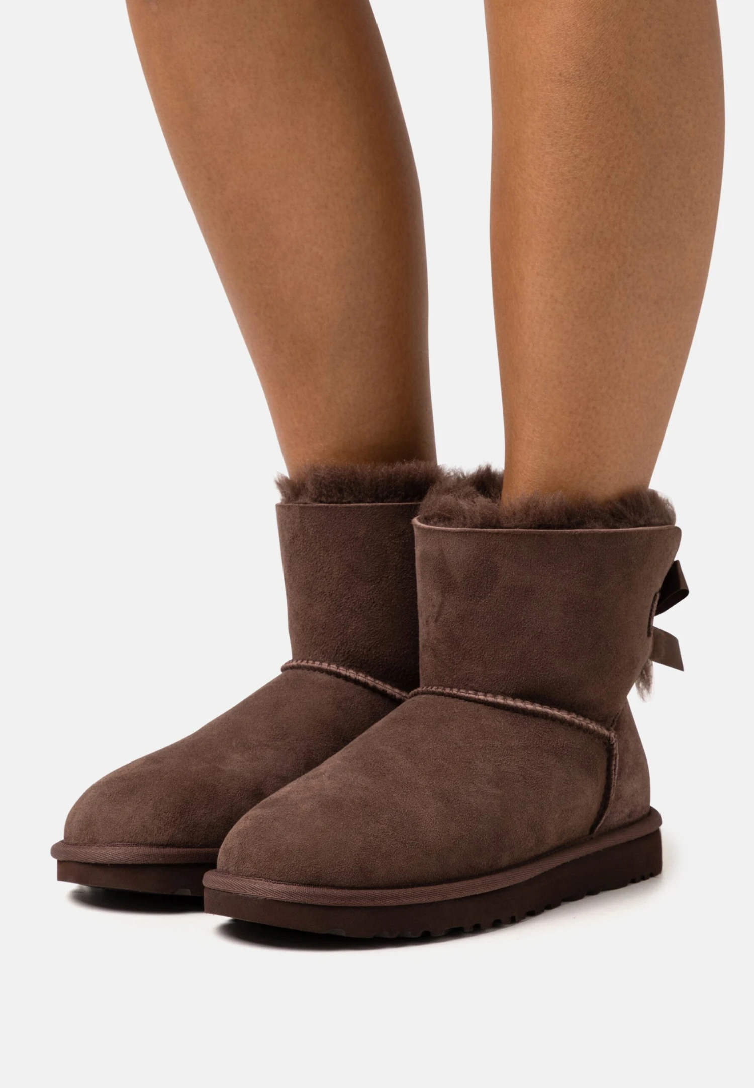 Ugg Mini Bailey Bow - Korte Laarzen - Burnt Cedar