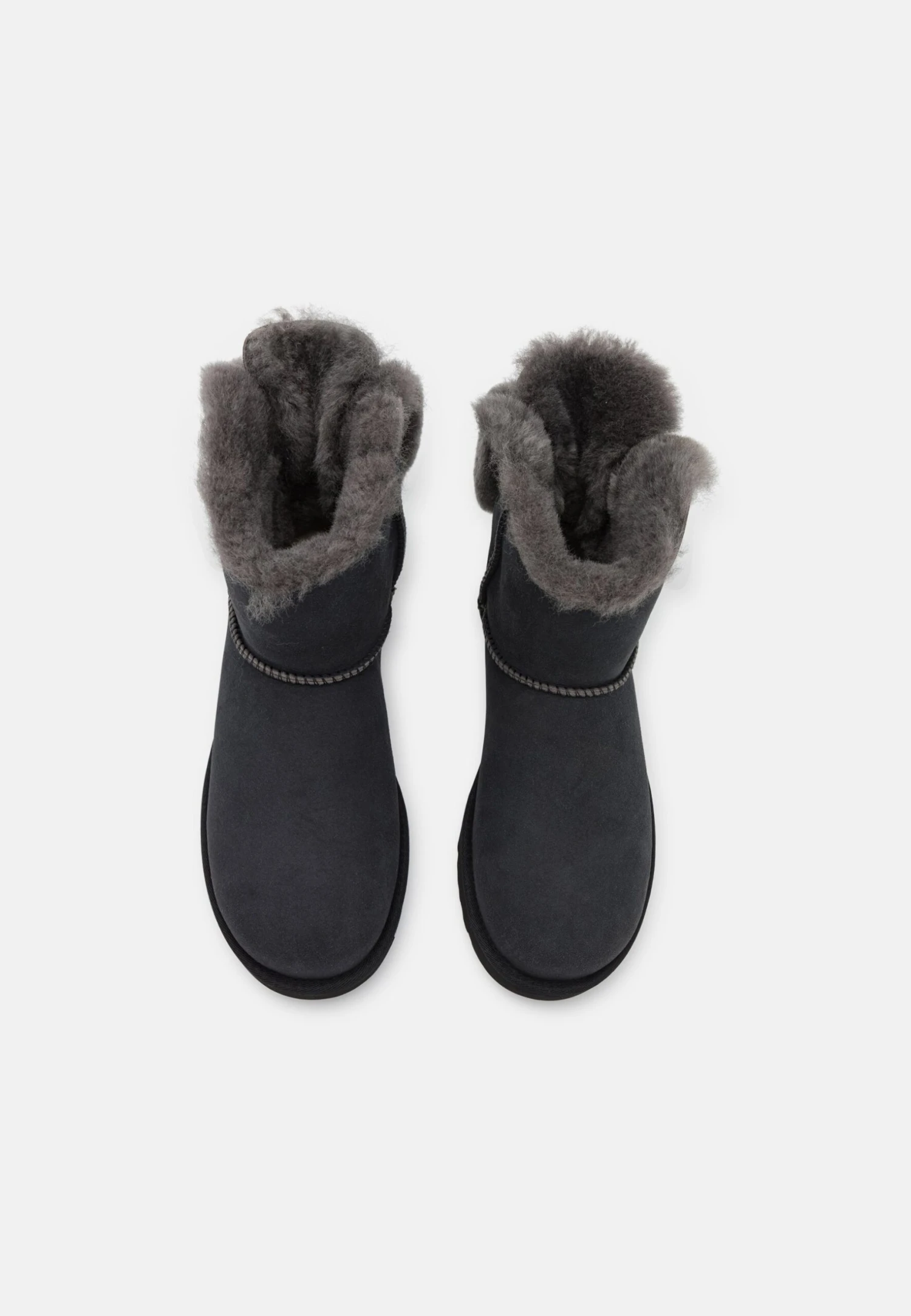 Ugg Mini Bailey Fuzzy Bow - Snowboots- Black - Afbeelding 6
