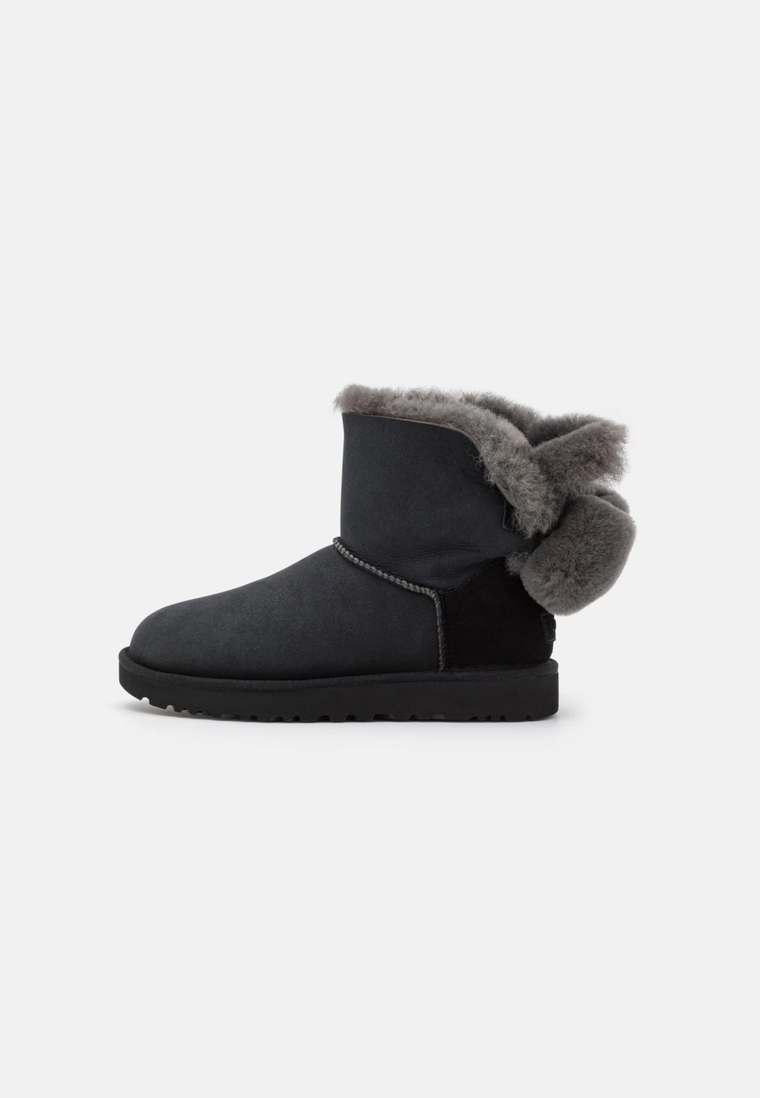 Ugg Mini Bailey Fuzzy Bow - Snowboots- Black - Afbeelding 2