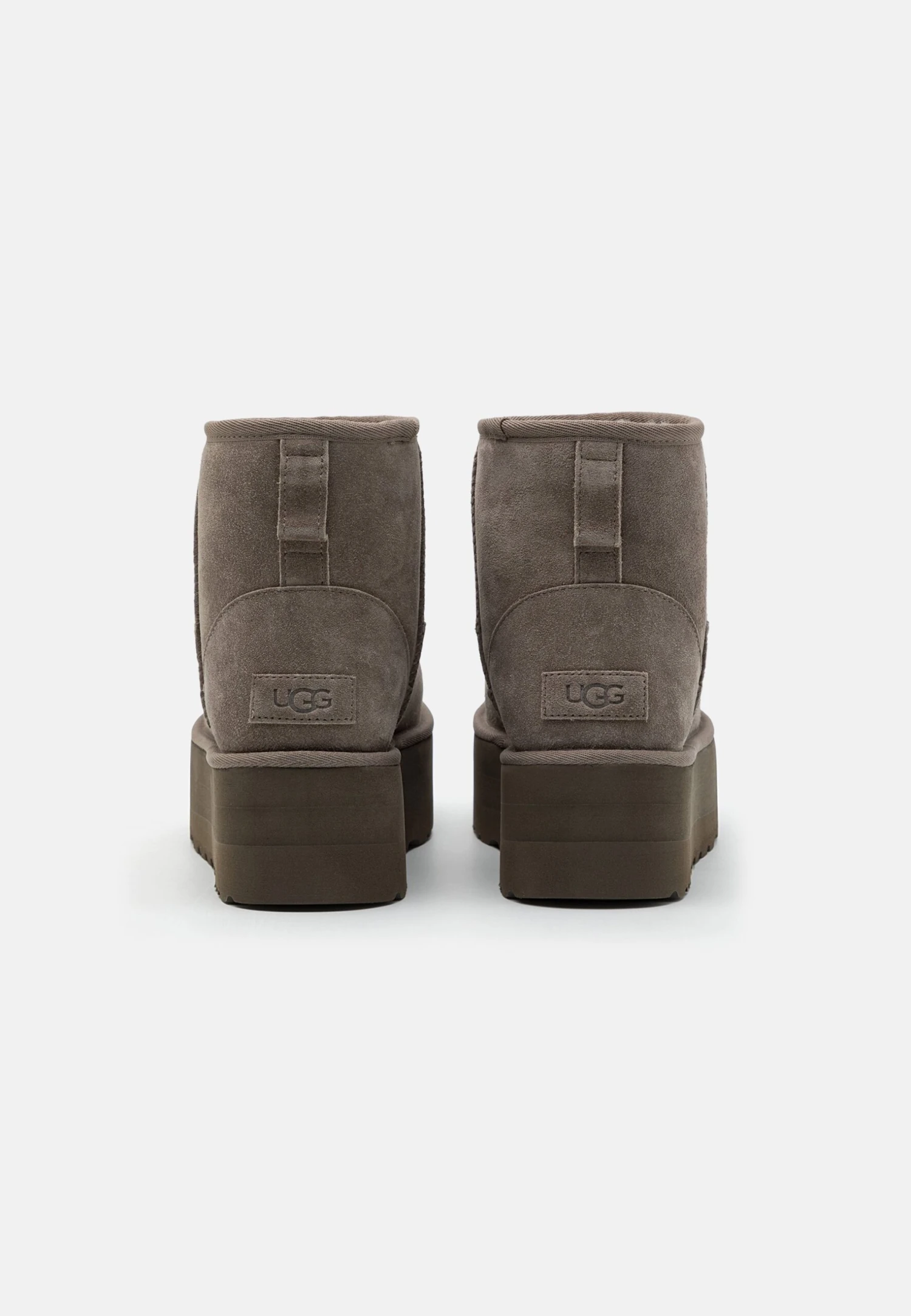 Ugg Classic Mini Platform - Enkellaarsjes Met Plateauzool - Smoke Plume - Afbeelding 4