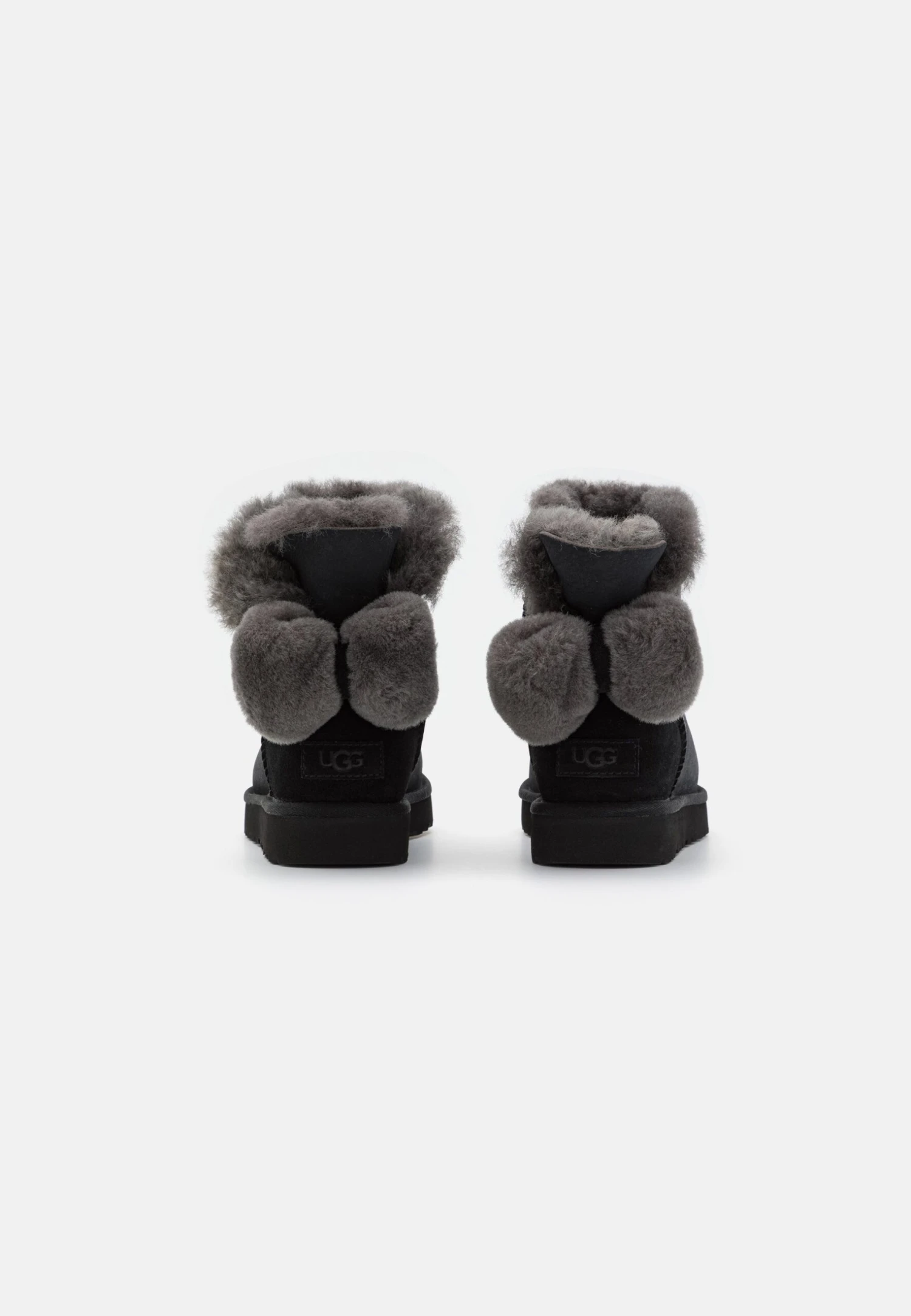 Ugg Mini Bailey Fuzzy Bow - Snowboots- Black - Afbeelding 4